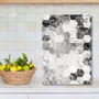 Hermia Tabla de Cortar de Vidrio Templado Multicolor 25 x 35 cm